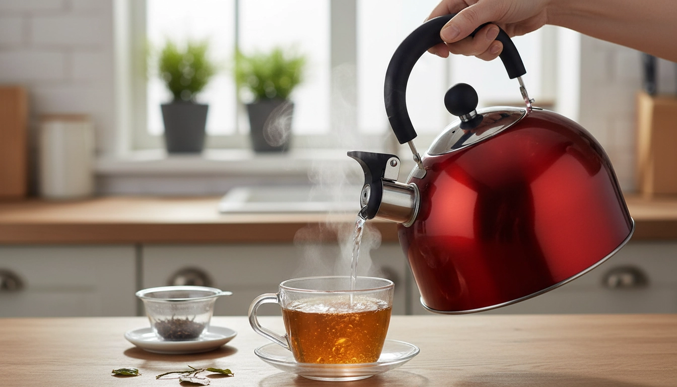 Nerezová kanvica na čaj 2,5 L